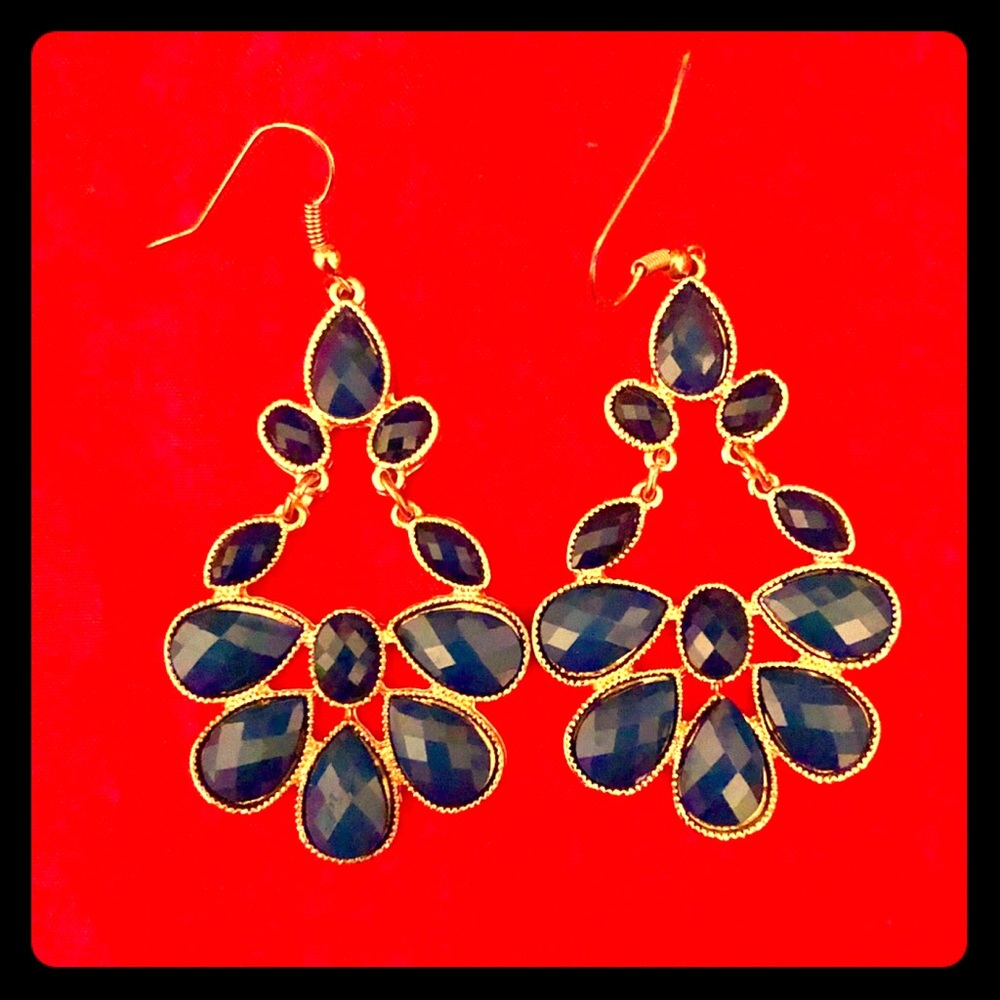 Statement chandelier earrings